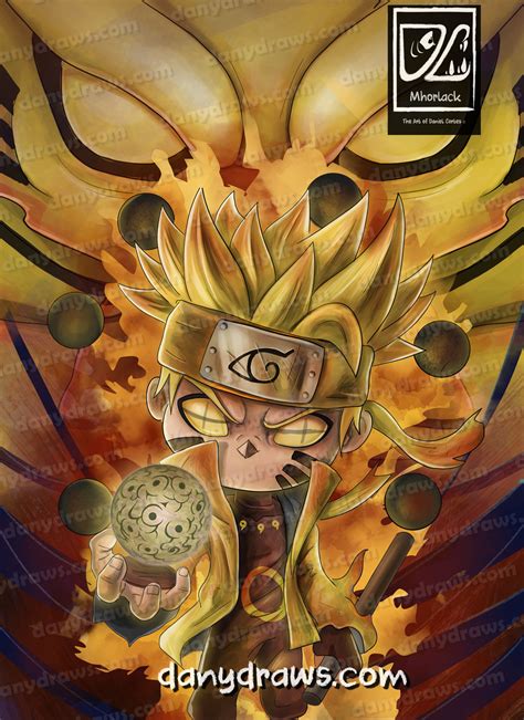 Artstation Naruto Chibi Six Paths Of Sage Mode