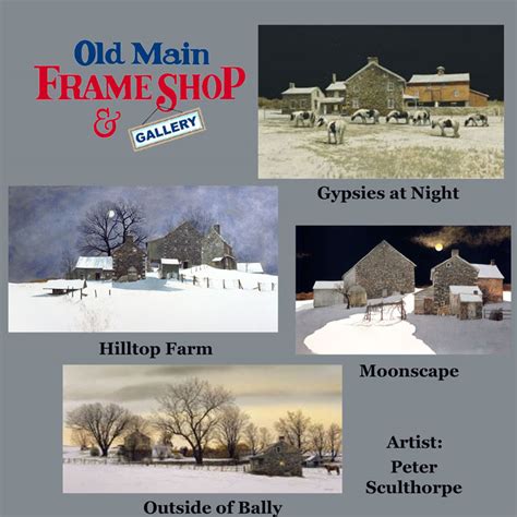 Artist Peter Sculthorpe Old Main Frame Shop And Gallery