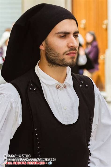 Costume Sardo Maschile Sardinian People Boho Beautiful Folk Dresses