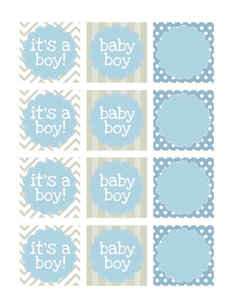 These baby shower favor tags make any baby shower just a little sweeter! Free Printable Baby Shower Tags : Free Baby Shower Favor Tags Templates For Owl Themed Baby ...