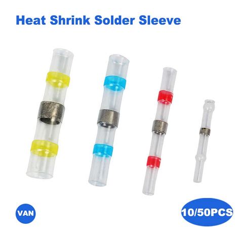 1050pcs Pack Soldering Terminals Heat Shrink Solder Butt Connectors