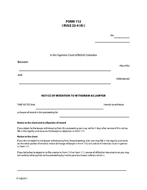 Form 112 Fill Out Sign Online And Download Fillable Pdf British