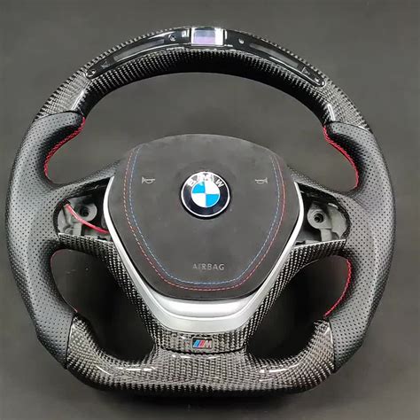 Private Custom Car Carbon Fiber Steering Wheel With Shift Led Display
