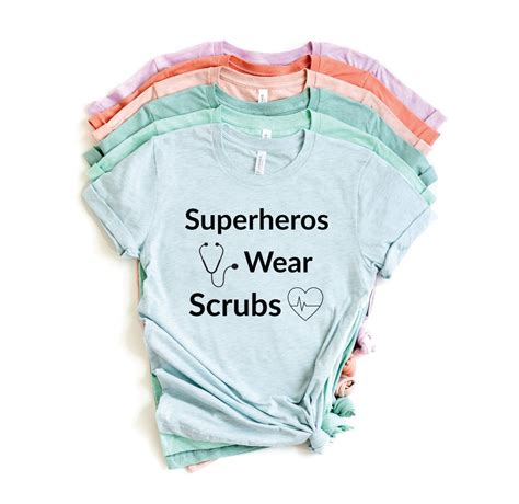 Superheroes Wear Scrubs Super Heroes in Scrubs Shirt Nurse Etsy 日本