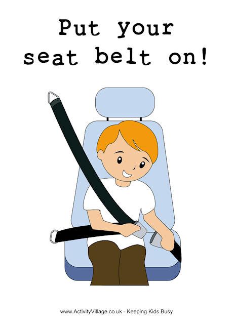 Put Your Seat Belt On Poster