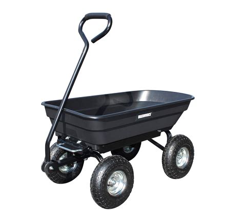 Buy Maxworks Heavy Duty Garden Dump Cart With Steel Frame And Pneumatic