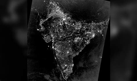 Diwali Image Of Indian Map Taken From Nasa Satellite Is Fake The