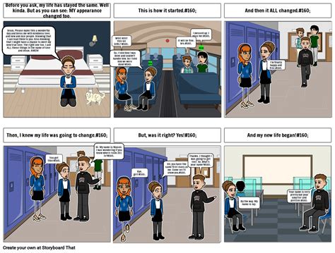 Conflict Comic Strip Storyboard By Ella