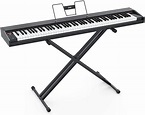 LAGRIMA LAG-600 Full Size Key Portable Digital Piano, 88 Key Electric ...