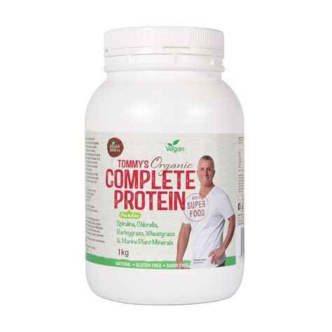 Tommys Organic Complete Protein With Super Greens 1kg Health Addicts