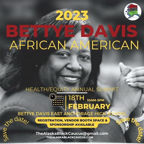 Bettye Davis African American Summit ALASKA BLACK CAUCUS