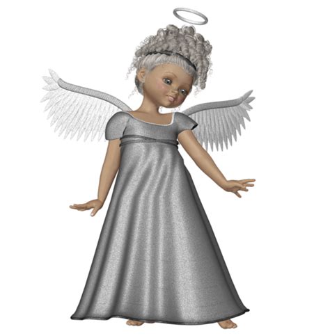 Cute 3d Angel With Silver Dress Png Picture Gallery Yopriceville