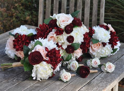 Silk Flower Wedding Bouquets From Hollys Flower Shoppe Shipping