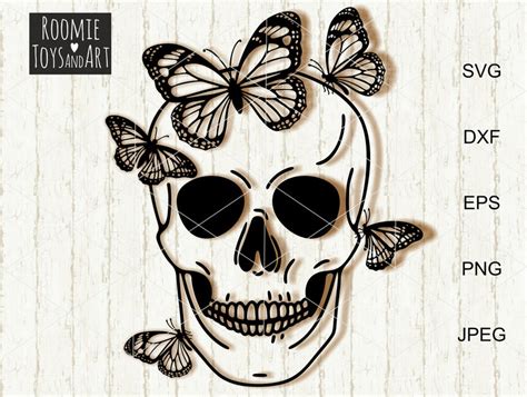 Free 338 Butterfly Skull Svg Svg Png Eps Dxf File
