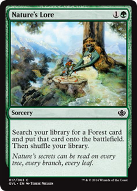 1 description 1.1 global series 1.2 core sets 2 list of planeswalker decks 3 special cards 4 references planeswalker decks acquaint players who are interested. Nature's Lore - Sorcery - Cards - MTG Salvation