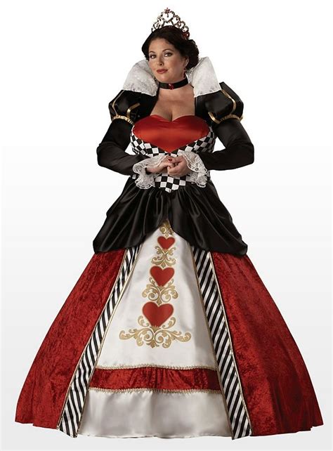 Herzkönigin Deluxe Kostüm Queen of hearts costume Plus size costume Heart costume