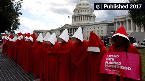 a handmaid s tale of protest the new york times