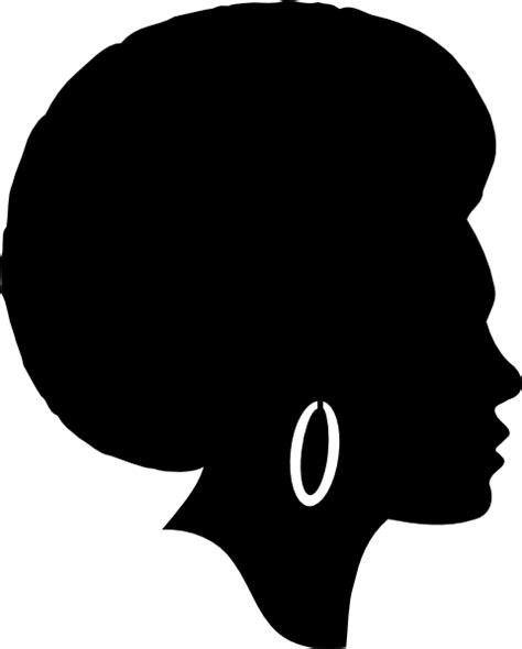 Free Pregnant Lady Clipart African American Silhouette 20