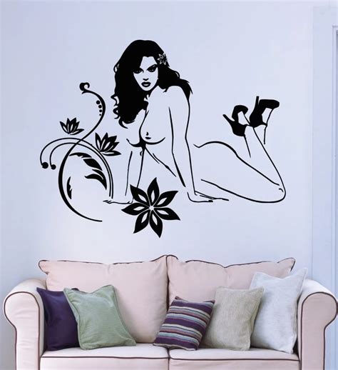 Wall Stickers Vinyl Decal Hot Sexy Naked Attractive Gorgeous Girl In Wall Stickers From Home