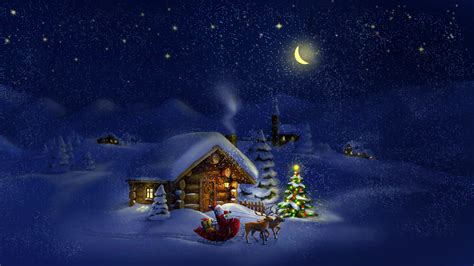 Download Santa Claus Dreamy Christmas Night 4k Ultra Hd Desktop