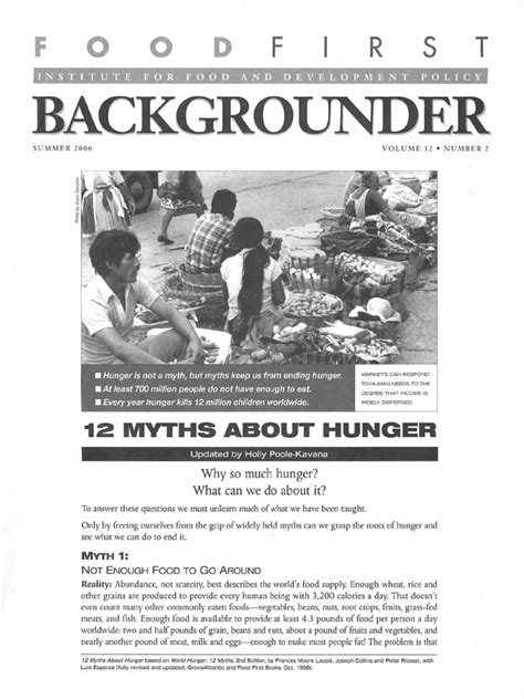 12 myths about hunger pdf