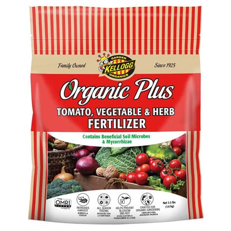 Kellogg Garden Organics 35 Lb Tomato Vegetable And Herb Fertilizer