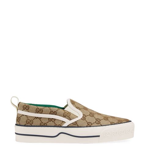 Gucci Brown Original Gg Canvas 1977 Monogram Sneakers Harrods Uk