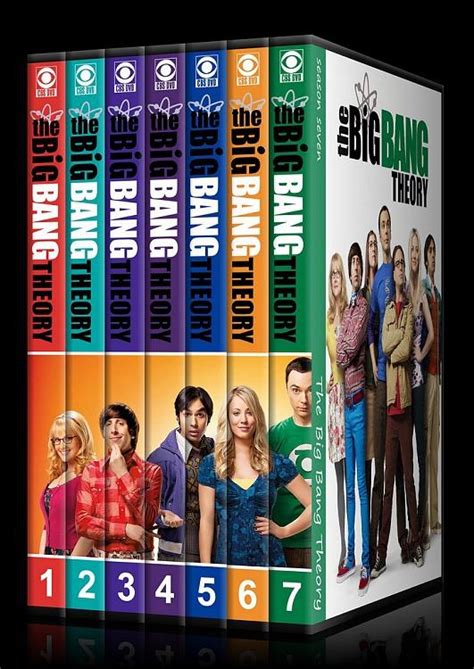 The Big Bang Theory Seasons 1 7 Custom Dvd Cover Set English