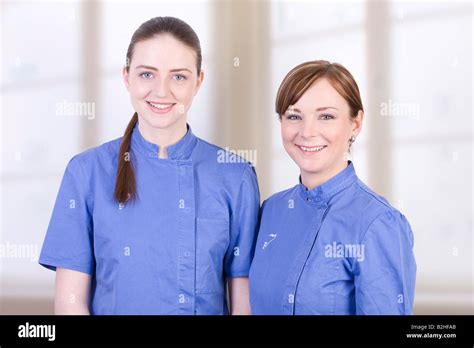 Portrait Of Two Nurses Stock Photo Alamy