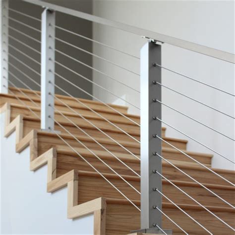 Stainless Steel Wire Rope Balustrade Metal String Railing Ss Handrail