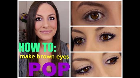 How To Make Brown Eyes Pop Youtube