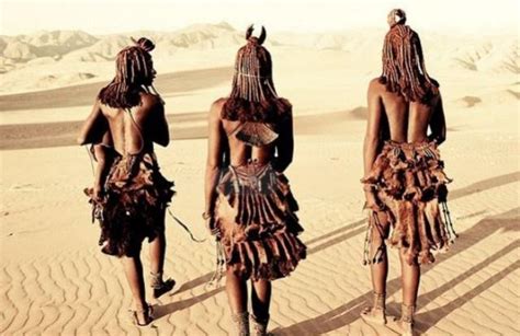 非洲辛巴族，當地女性以「裸為美」，遊客去了之後羞紅了臉 每日頭條