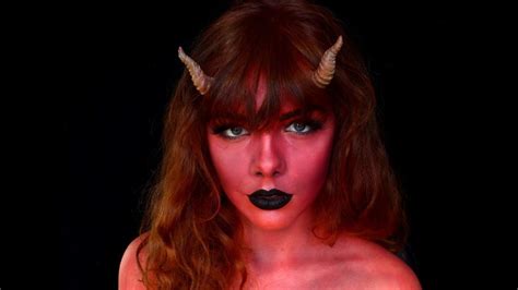 Sexy Devil Makeup Tutorial Bodypaint Halloween 2017 Youtube