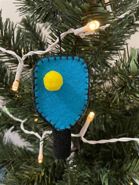 Pickleball Paddle Ornament Etsy