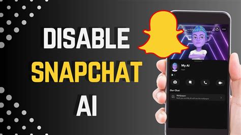 💡 how to disable my ai on snapchat turn off snapchat ai youtube