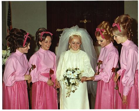 wow look at those curls bad bridesmaid dresses 1960s wedding dresses vintage bridesmaids