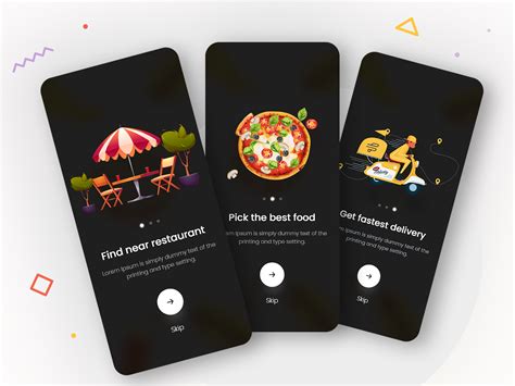 Splash Screen Food Delivery App Search By Muzli
