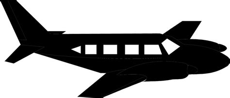 Airplane Illust Airplane Silhouette Clipart Cessna Clip Illustration