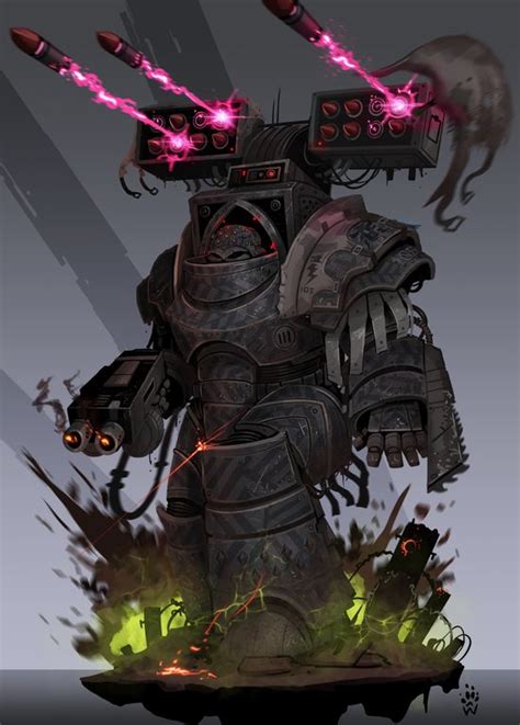 Iron Warriors Tyrant Siege Terminator In Camouflage Heresy Era