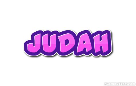 Judah Logo Free Name Design Tool From Flaming Text