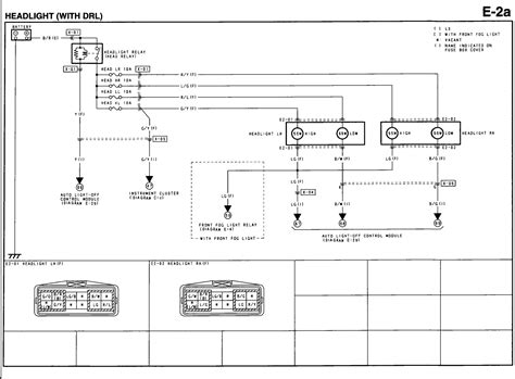 Wiring diagrams mazda by model. 2004 Mazda 6. low beams won't turn on. all other head lights work. battery light on gauge ...