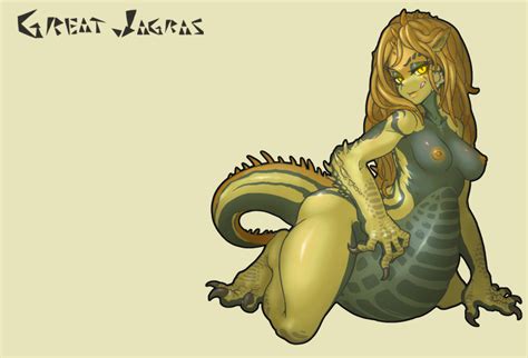 Rule 34 Breasts Gijinka Great Jagras Implied Vore Monster Girl