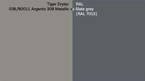 Tiger Drylac Argento Metallic Vs Ral Slate Grey Ral