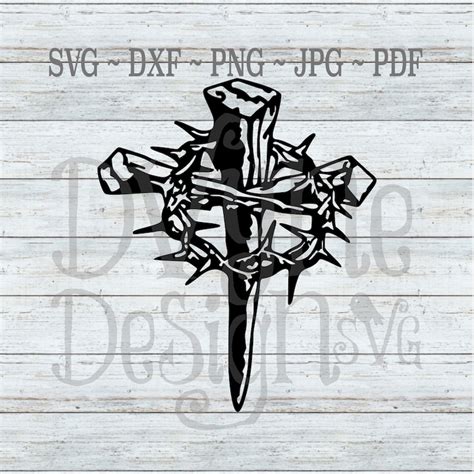 Free 91 Crown Of Thorns And Nails Svg Svg Png Eps Dxf File
