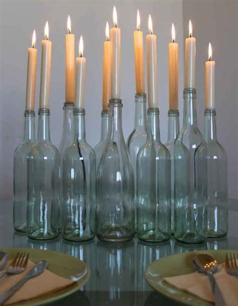 The smallest bottle could be four inches, the middle five inches, then six to get an equal gradient in height for your final candle holders. 22 Perfect (and Easy) Summer Dinner Party Ideas | Styles ...