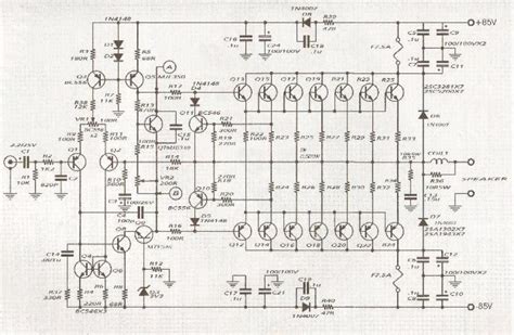Audio Amplifier Circuit Schematic