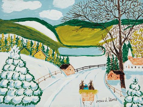 Art Auction Sales For Maud Lewis At Consignorca Modern Folk Art