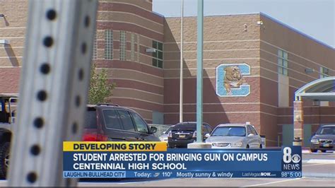 Ccsd Police Student Arrested For Bringing Loaded Gun To Centennial