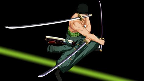 Desktop Wallpaper Roronoa Zoro Katana Anime Boy Hd Image Picture