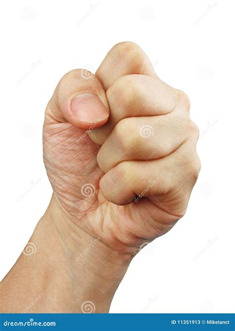 A Clenched Fist Stock Image Image Of Skin Gesture Fist 11351913